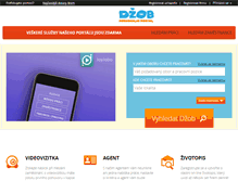 Tablet Screenshot of dzob.cz